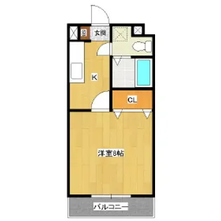 ポプリハイツ【302号室】の間取り