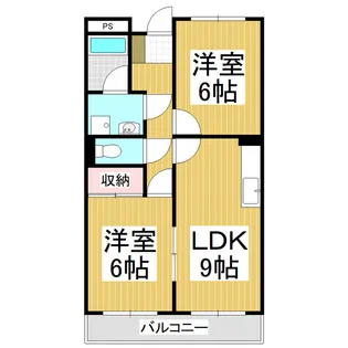 Limpiaメゾンタナカ【3階】の間取り