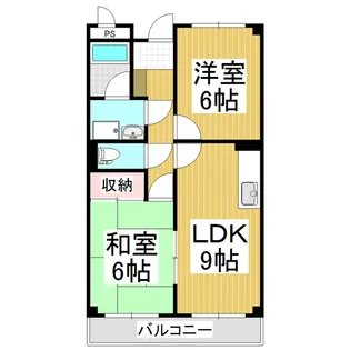 Limpiaメゾンタナカ【1階】の間取り