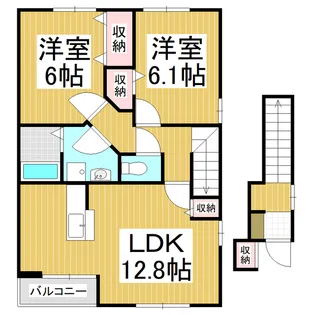 シンキメーラ A【2階】の間取り