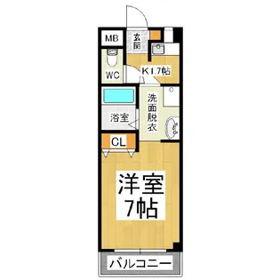 プレスタンテ【302号室】の間取り