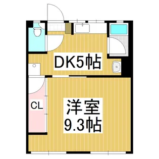 フォーブル二木【102号室】の間取り