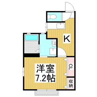 インフィニティK&K【1階】の間取り