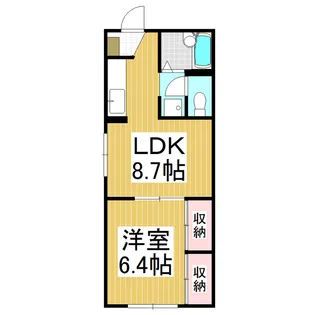 フレグランス上の原【2階】の間取り