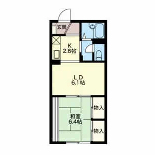 フレグランス上の原【1階】の間取り