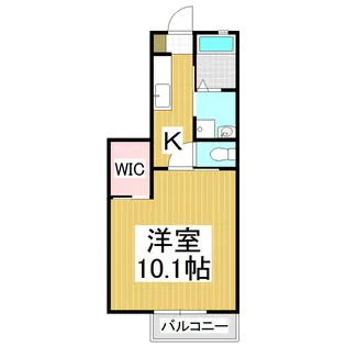 フォンテーヌ東 F棟【2階】の間取り