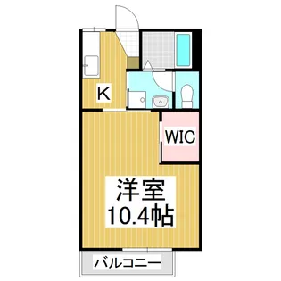 フォンテーヌ東 F棟【2階】の間取り