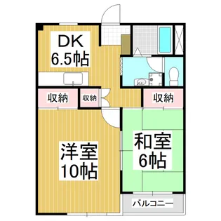 塩尻今井ビル【302号室】の間取り