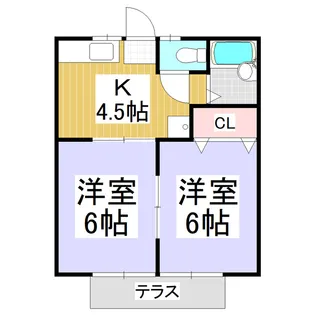 MeitenLynx(ミーティヌリンクス)【1階】の間取り
