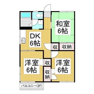 フォーブル手塚A【101号室】の間取り