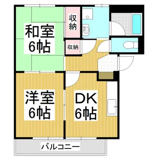 Surplus古畑【101号室】の間取り