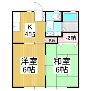 パナメゾンA【202号室】の間取り