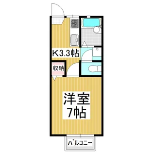マイメゾン【105号室】の間取り