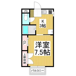 アーバンハイムM【202号室】の間取り