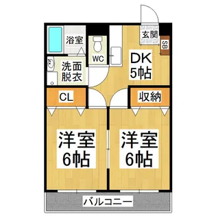 スペースシャトル【302号室】の間取り