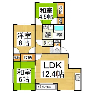 筒井マンション【207号室】の間取り