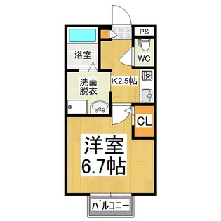 メゾンコート【103号室】の間取り