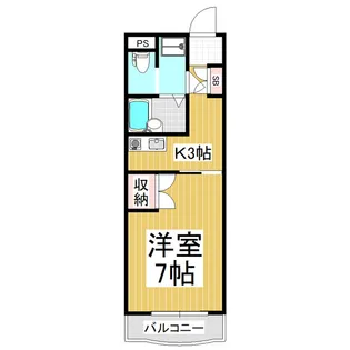 クリエ並柳【201号室】の間取り