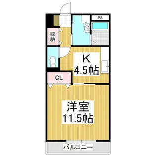 View Crest【2階】の間取り