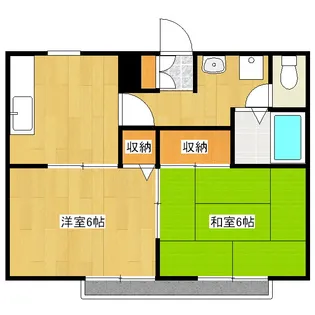 サンガーデンHIRABAYASHI【2階】の間取り