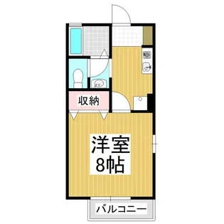 メゾン・セフィラ【201号室】の間取り