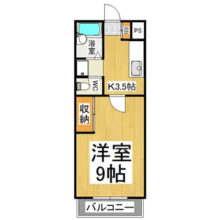 プレインレジデンス【202号室】の間取り