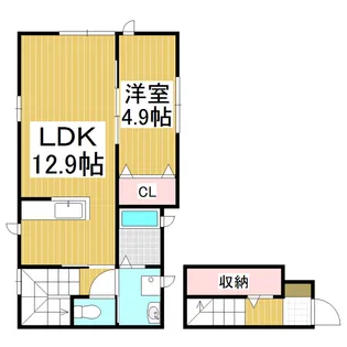 ウィンディⅡ【2階】の間取り
