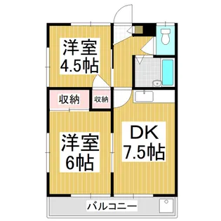サノハイツ【201号室】の間取り