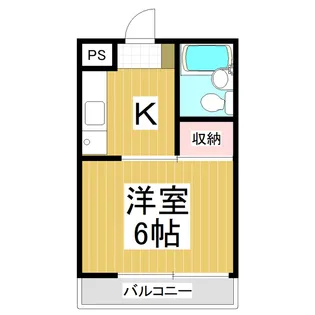 グランヒルズ【205号室】の間取り