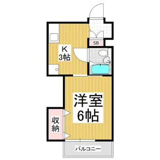 レジデンス美須々【305号室】の間取り