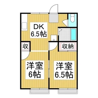 シティ若宮 【103号室】の間取り