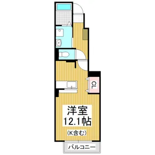 エトワール【102号室】の間取り