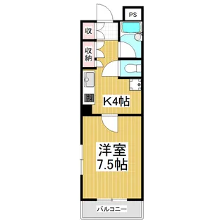 アルブル【401号室】の間取り