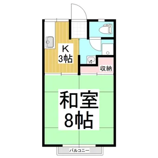 パナハイツ竹内【202号室】の間取り