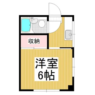 ブルーハイツ滝沢【201号室】の間取り