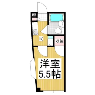 コーポ手塚【301号室】の間取り