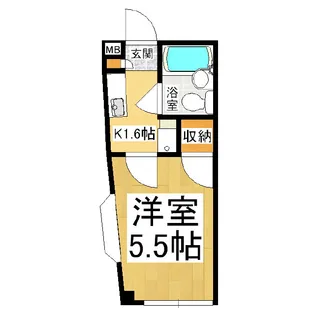 コーポ手塚【305号室】の間取り