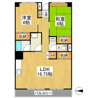 アネックス庄内【215号室】の間取り