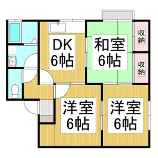 メゾンラヴィール【102号室】の間取り