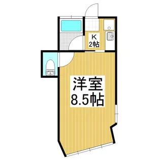 サンビューササヒラ【102号室】の間取り