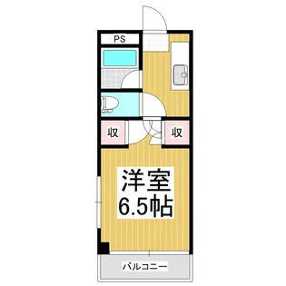 レジデンス小沢【201号室】の間取り