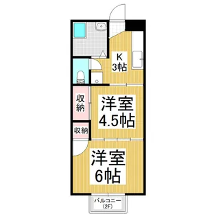 センチュリーハウス【102号室】の間取り