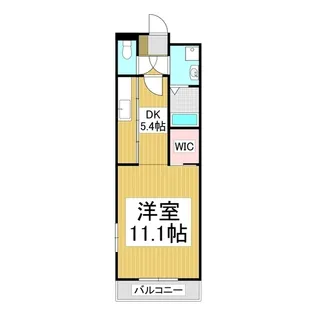 ベレオ・モンテーヌ【205号室】の間取り