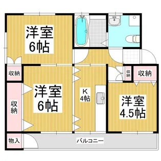 岡田マンション【201号室】の間取り