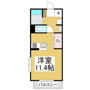 コンチェルト・M【201号室】の間取り