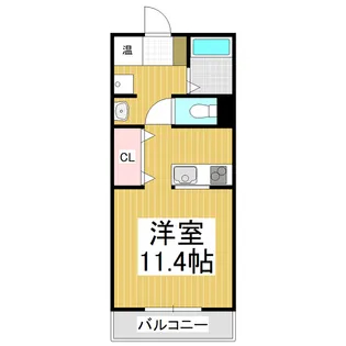 コンチェルト・M【212号室】の間取り