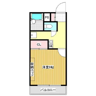 ハイムサンライズB【203号室】の間取り