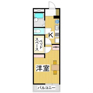 レオパレスアスペン【301号室】の間取り