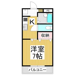 おおみなみアパート【3階】の間取り