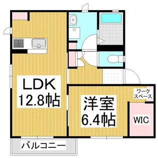 ディアス筑摩 A棟【2階】の間取り